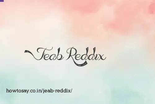 Jeab Reddix