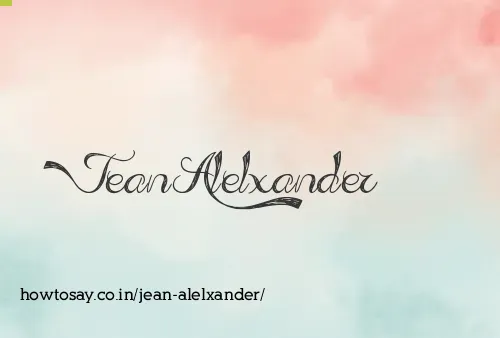 Jean Alelxander