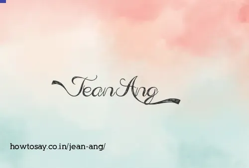 Jean Ang