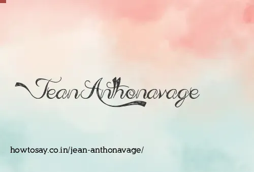 Jean Anthonavage