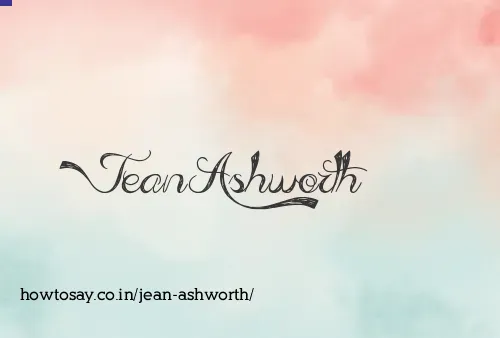 Jean Ashworth