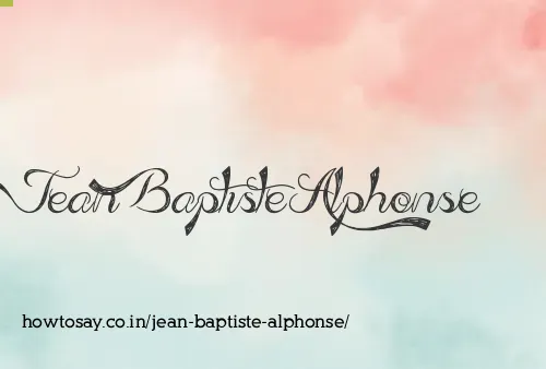 Jean Baptiste Alphonse