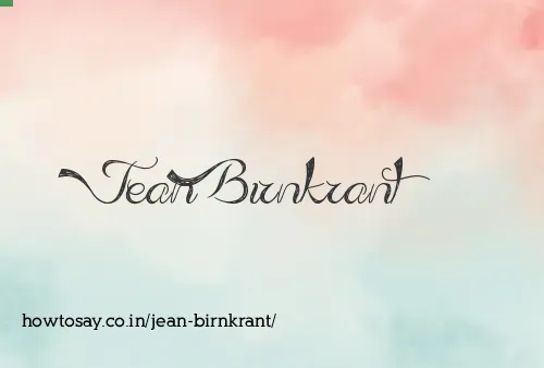 Jean Birnkrant