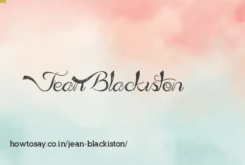 Jean Blackiston