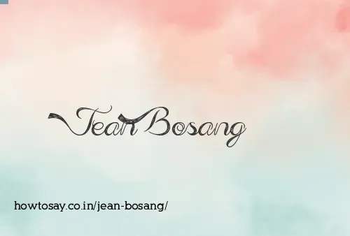 Jean Bosang