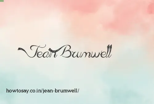 Jean Brumwell