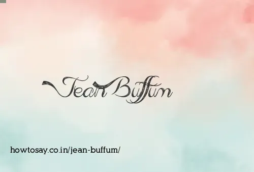 Jean Buffum