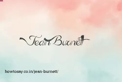 Jean Burnett