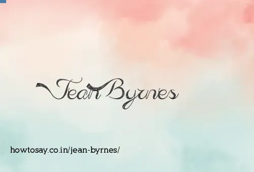 Jean Byrnes