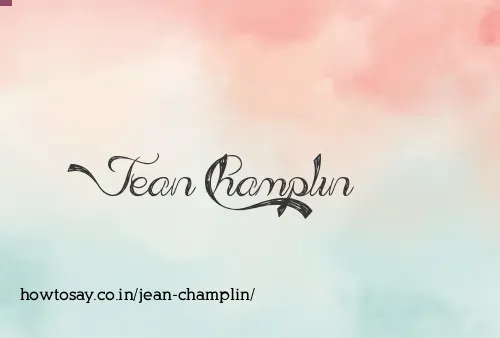 Jean Champlin