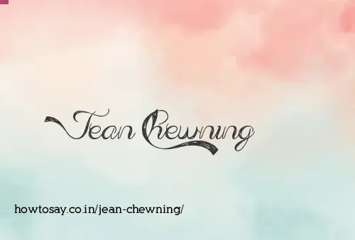 Jean Chewning