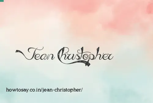 Jean Christopher
