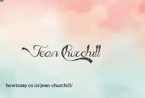 Jean Churchill