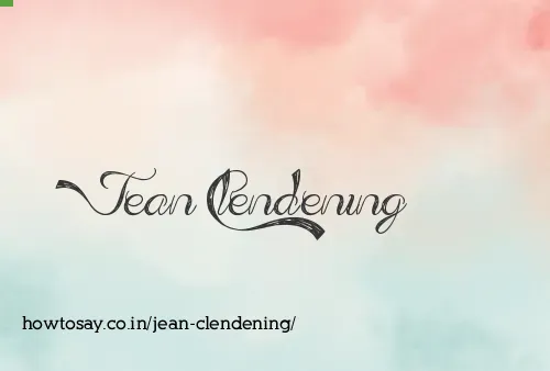 Jean Clendening