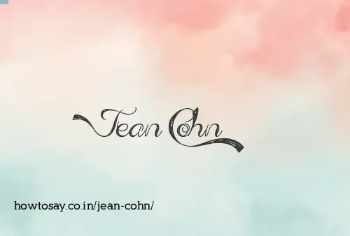 Jean Cohn