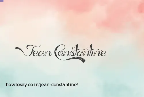 Jean Constantine