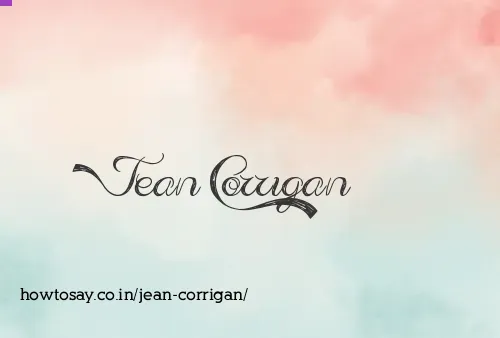 Jean Corrigan