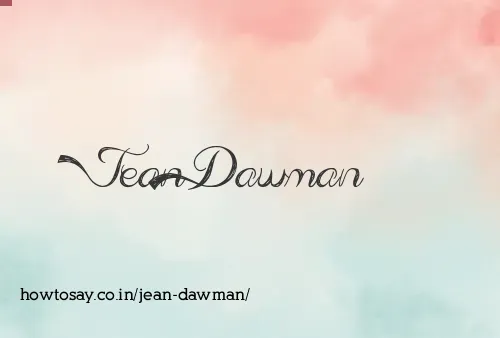 Jean Dawman