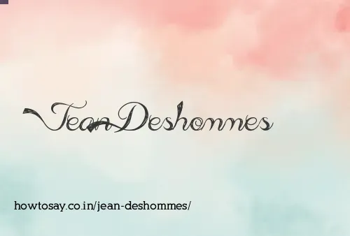 Jean Deshommes