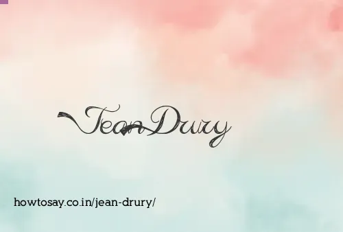 Jean Drury