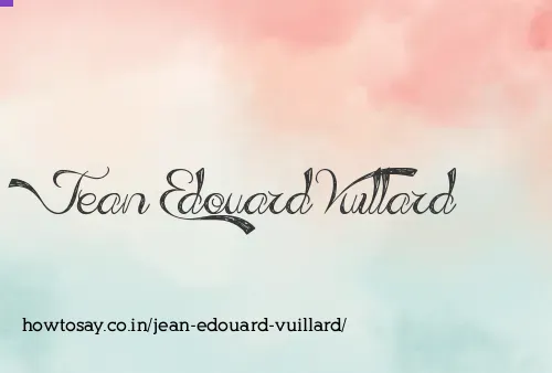 Jean Edouard Vuillard