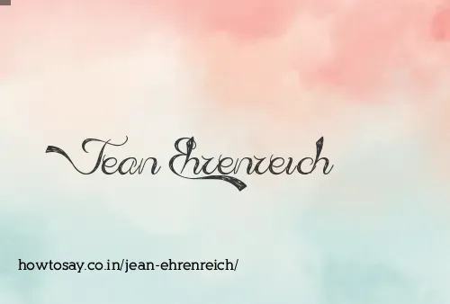 Jean Ehrenreich