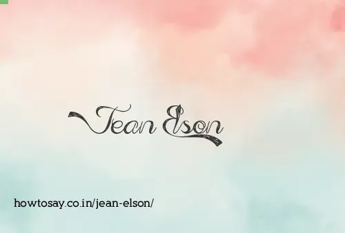 Jean Elson