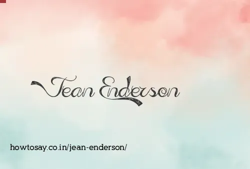 Jean Enderson