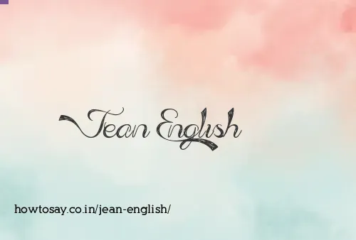 Jean English