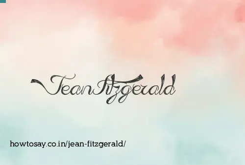 Jean Fitzgerald