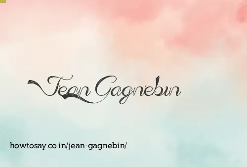 Jean Gagnebin