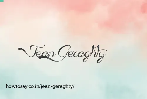Jean Geraghty