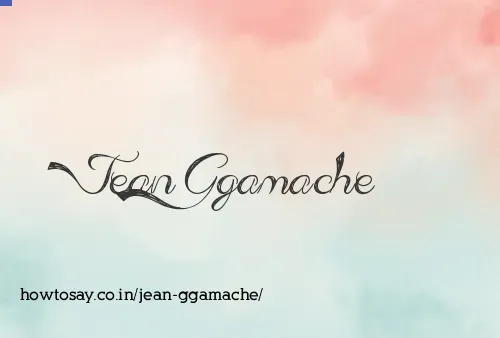 Jean Ggamache