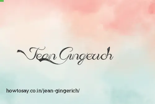 Jean Gingerich