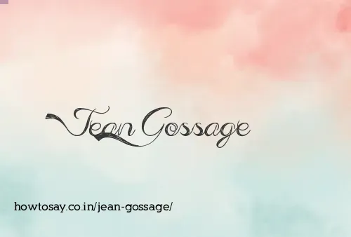 Jean Gossage