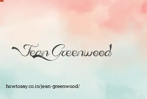 Jean Greenwood
