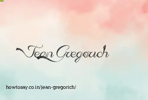 Jean Gregorich