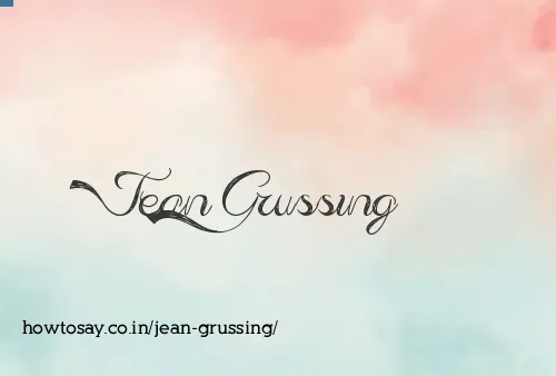 Jean Grussing