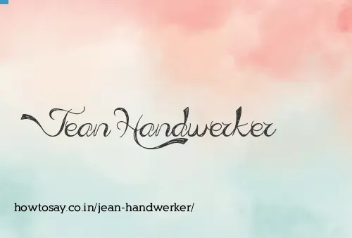 Jean Handwerker