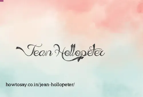 Jean Hollopeter