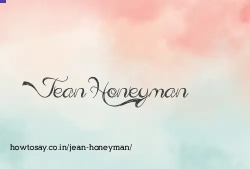 Jean Honeyman