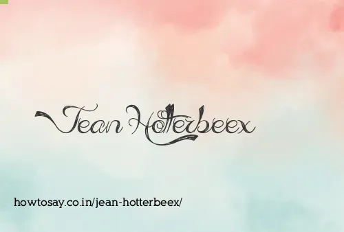 Jean Hotterbeex