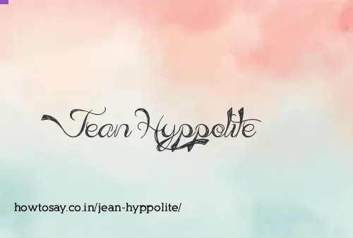 Jean Hyppolite