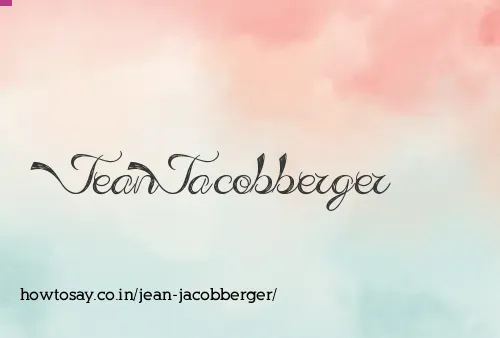 Jean Jacobberger