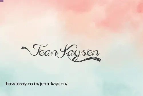 Jean Kaysen