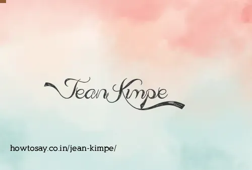 Jean Kimpe