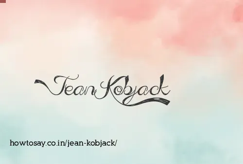 Jean Kobjack