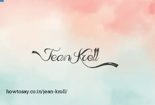 Jean Kroll
