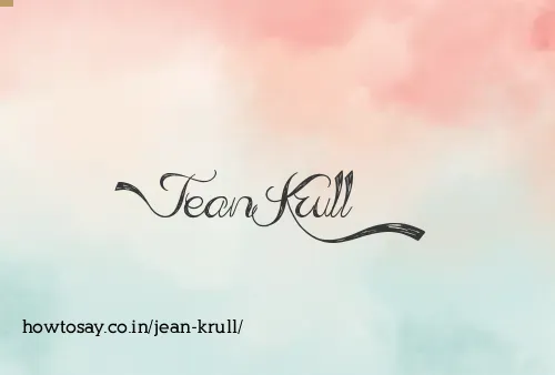 Jean Krull
