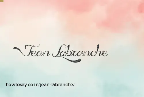 Jean Labranche